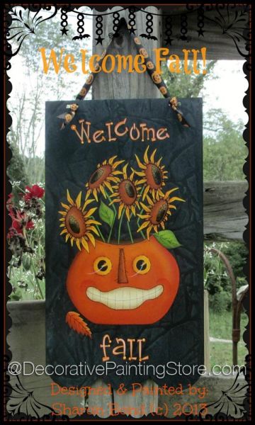 Welcome Fall ePattern by Sharon Bond - PDF DOWNLOAD